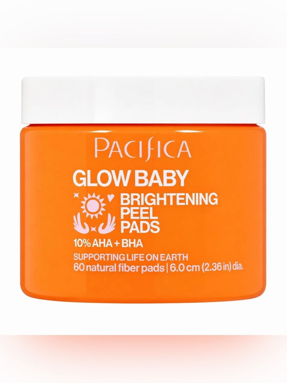 Pacifica GLOW BABY Brightening Peel Pads 10% AHA + BHA